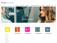Tablet Screenshot of frauenzentralebern.ch